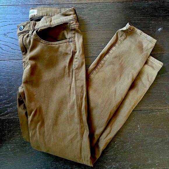 Madewell Dark Olive Green Skinny Skinny Pants - Picture 5 of 5